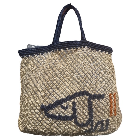 The Jacksons Handbags - The Jackson's 100% Jute Beach Bag Hard Rock Resorts